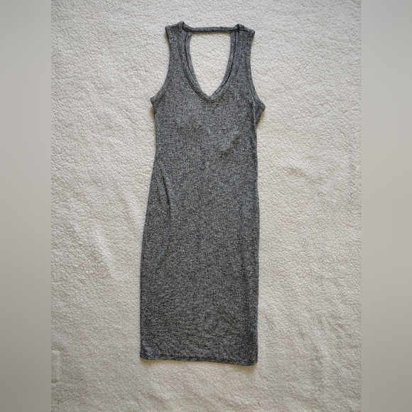 Mossimo Supply Co. Dresses & Skirts - *Like New* Mossimo Supply Co. Women's Small Heather Gray Ribbed Bodycon Dress
